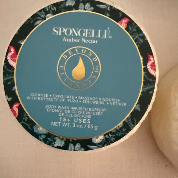 Spongelle Bath Trio Gift Set Body Wash Infused Buffers Holiday Self Care Spa Box - Picture 6 of 16